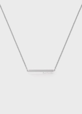 ＜Paul Smith (Men)＞”Ｌｏｇｏ　Ｔｕｂｅ”　ネックレス（１６０９１０２１０）