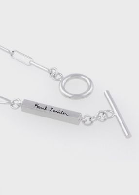 トグルクラスプ ロゴバー ブレスレット（160921240） | Paul 
