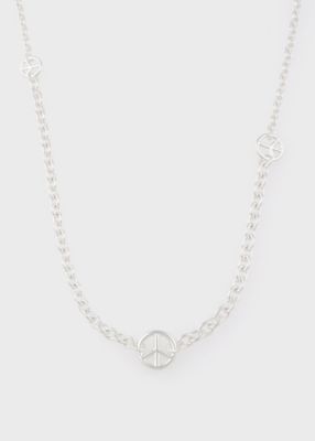 ＜Paul Smith (Men)＞”Ｐｅａｃｅ　Ｓｙｍｂｏｌ”　ネックレス（１６０９２２２１０）