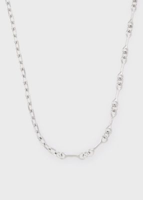 ＜Paul Smith (Men)＞”Ｈａｌｆ　Ｍｉｘｅｄ　Ｃｈａｉｎ”　ネックレス（１６０９２９２１０）