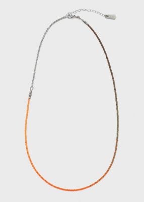 ＜Paul Smith (Men)＞”Ｍｉｘ　Ｂｅａｄｓ”　ネックレス（１６０９３１２１０Ｏ）