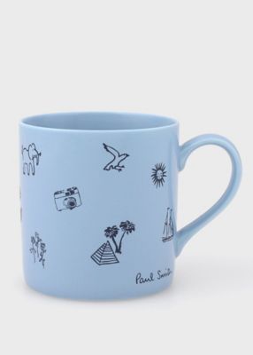 ＜Paul Smith (Men)＞”Ｔｒａｖｅｌ　Ｐｒｉｎｔ”　マグカップ（１６０９８０６０Ａ）