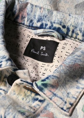 Bleach Denim Floral” デニムジャケット