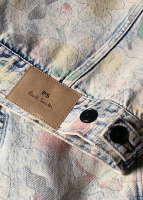 Bleach Denim Floral” デニムジャケット