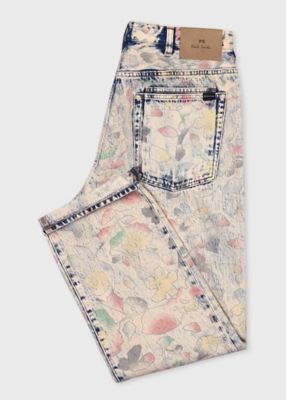 ポールスミス ジーンズ Bleach Denim Floral” ジーンズ