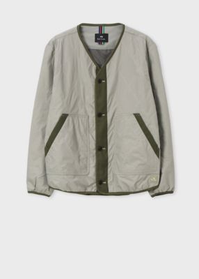 ミリタリーナイロン ノーカラーブルゾン（162111936Z