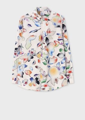 ＜Paul Smith (Men)＞”Ｆｏｒｔｕｎｅ　Ｆｌｏｒａｌ”　カジュアルシャツ（１６２３０２７６５Ｘ）