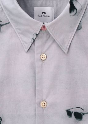 Sun Bleached Snaps” プリント シャツ