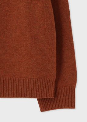 Happy” メリノウール クルーネックニット（162401805Z