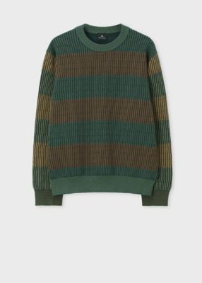 【極美品】ポールスミス　2024AW マルチカラー　ストライプニット　M マルチストライプ モヘヤブレンドニット ｜ポール・スミス