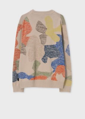 Fortune Floral” クルーネックニット