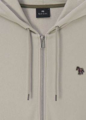 Sports Stripe Zebra” ワンポイント パーカ 
