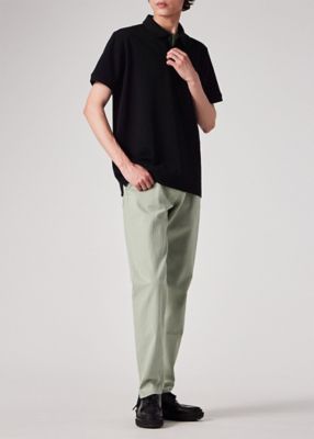 現行タグ　Paul Smith ポロシャツ　マルチカラーストライプ　XL 黒 アーティストストライプ ポロシャツ（ネイビー） ｜ポール・スミス