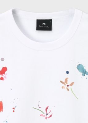 Watercolor Paint Floral” Tシャツ