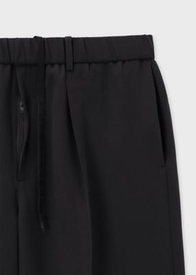 ポールスミス　25AW ライトドライテクスチャー バギーパンツ　ブラックM ライトドライテクスチャー バギーパンツ（162750EXTR01