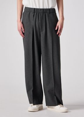 ポールスミスパンツスーツ　セットアップ　タック付きワイドパンツ RIRANCHA（R） タックワイドパンツ