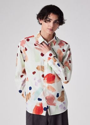 ＜Paul Smith (Men)＞ニュアンスフローラル　プリントシャツ（１６２７５５ＥＸＳＨ０１）