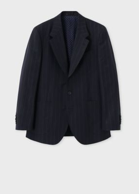 ソリッド ウールストレッチ ジャケット 'A Suit To