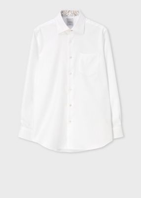 ＜Paul Smith (Men)＞”Ｗｏｖｅｎ　Ｐａｔｔｅｒｎ”ドレスシャツ（１６３２０４８０４ＰＲ）