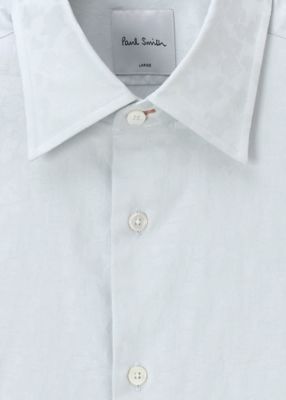 フローラルジャカード ドレスシャツ（163211801PRX