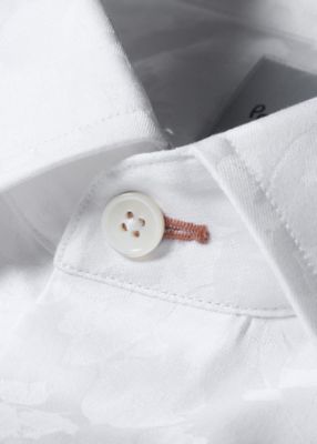 フローラルジャカード ドレスシャツ（163211801PRX