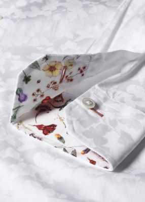 フローラルジャカード ドレスシャツ（163211801PRX