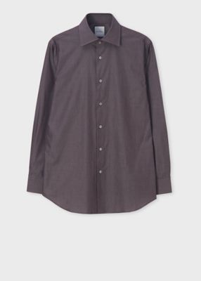 ＜Paul Smith (Men)＞ヘアラインストライプ　ドレスシャツ（１６３２１２８０４ＰＲＸ）