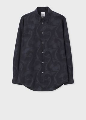 SWAN” ジャカードシャツ（163304901U） | Paul Smith