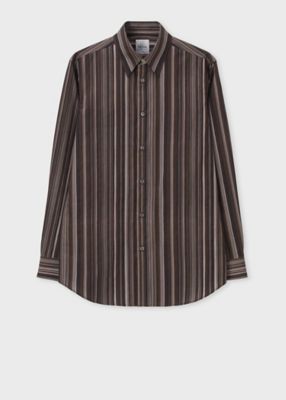 Painted Signature Stripe” シャツ