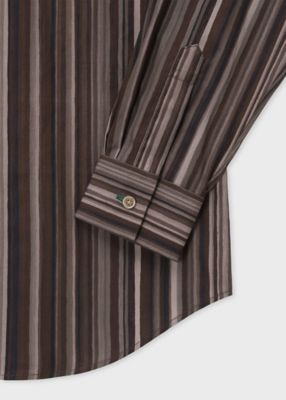Painted Signature Stripe” シャツ