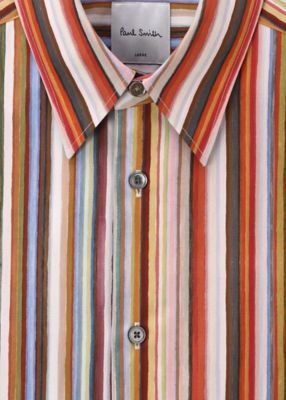 Painted Signature Stripe” シャツ