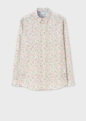 ＜Paul Smith (Men)＞”Ｗａｔｅｒ　Ｃｏｌｏｕｒ　Ｆｌｏｒａｌ”　カジュアルシャツ（１６３３１０００６ＬＮ）