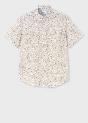 Water Colour Floral” 半袖シャツ