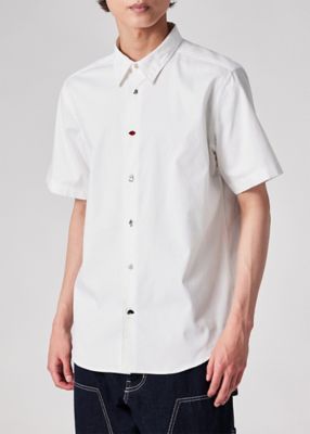 チャームボタン 半袖シャツ（163313127YC） | Paul Smith
