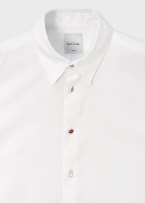 チャームボタン カジュアルシャツ（163313901UC） | Paul