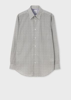 ＜Paul Smith (Men)＞”Ｃａｍｅｌｓ　Ｃａｒｓ”　カジュアルシャツ（１６３３１９５９８Ｚ）