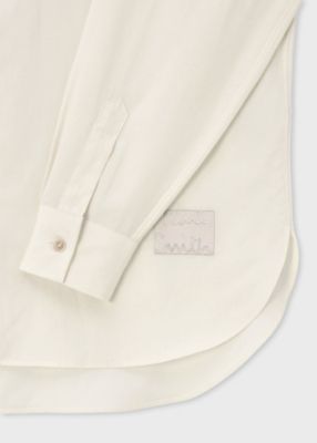 Cropped Logo” オーバーシルエット シャツ