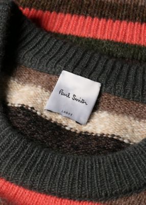 マルチカラーボーダー クルーネックニット（163405758Z