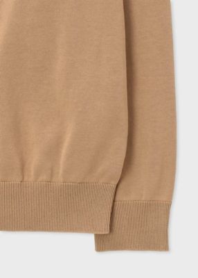 シグネチャーストライプディテール フロントジップニット