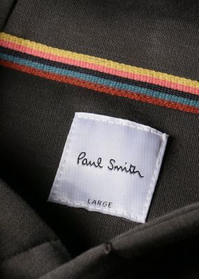 Cropped Logo” ダンボールニット パーカ