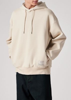 Cropped Logo” ダンボールニット パーカ