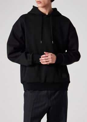 Cropped Logo” ダンボールニット パーカ