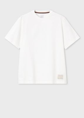 新品未使用ポールスミス　Paul Smith クロップド　半袖　ホワイト　白 Cropped logo” 半袖Tシャツ（163513919T
