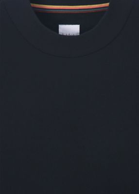 Cropped Logo” モックネック 半袖Tシャツ