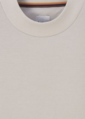 Cropped Logo” モックネック 半袖Tシャツ