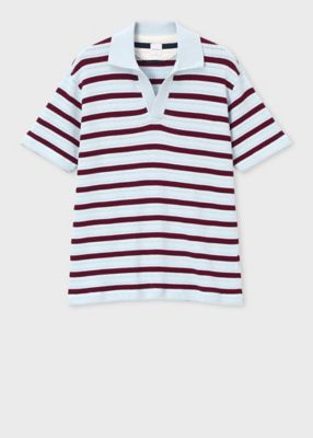 メッシュボーダー スキッパーポロシャツ（163522932Z