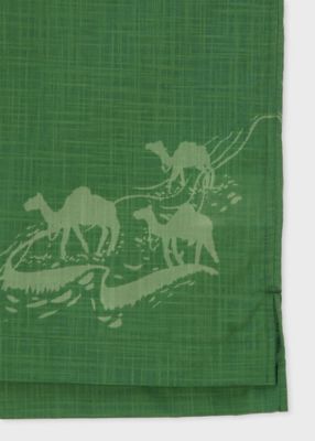Travels Toile” オープンカラーシャツ