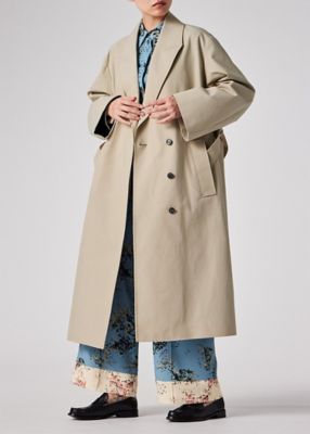 ウィメンズ コットンギャバジン ロングコート（165002369C