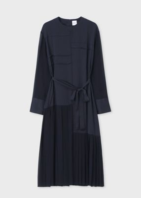 マイクロタフタ ワンピース 4010300259 | ebure (Women