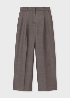 ＜Paul Smith (Women)＞ウィメンズ　シャンブレー　ワイドパンツ（１６５０２１３５５Ｔ）